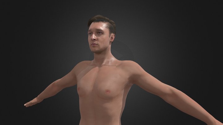 Reality Scan 3D Male Character 3D Model