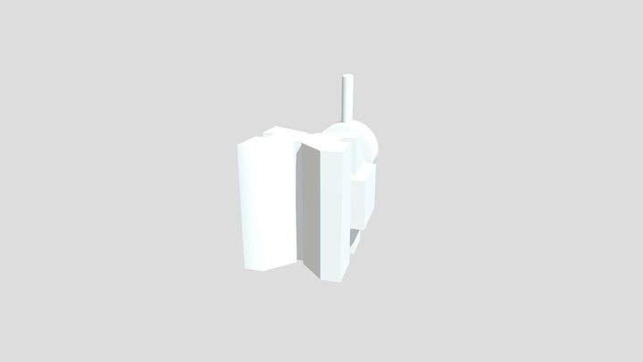 부위블록 캐스터 3D Model