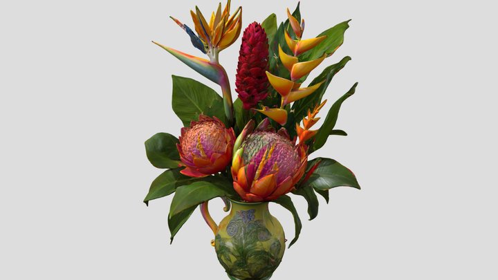 Sunfire Tropic - flowers – Modelo 3D gratuito STL