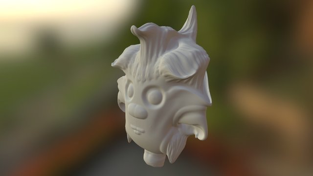 Flower-Man 3D Model