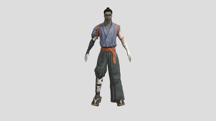 Japanese Guy Character 3D Model