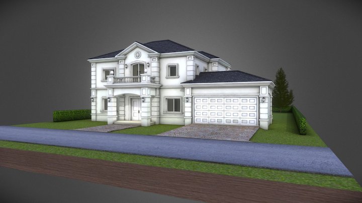Casa en Barrio Privado 3D Model