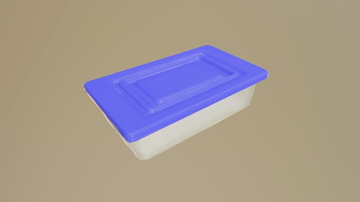 Plastic Container 3D Model