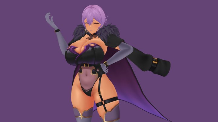 モモ・ヴィオレッタ 3D Model