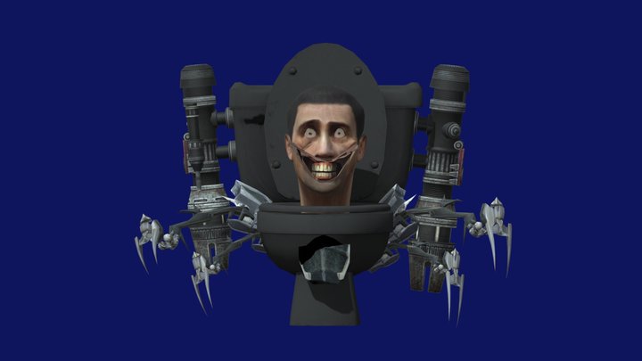 Crazy_skibidi_toilet 3D Model