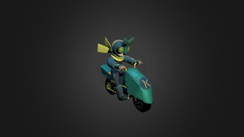 Kid Rider Fan Model - 3D model by Slukas (@ilovegir421) [36c0c17 ...