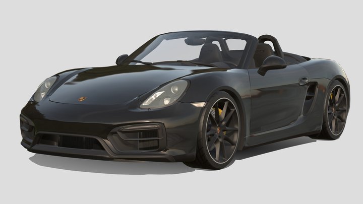 2016 Porsche Boxster GTS – Modelo 3D gratuito STL