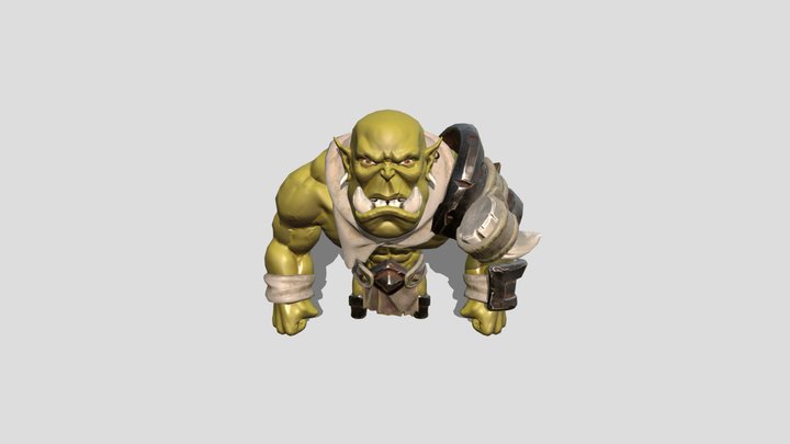 Monster Low poly 3D Model