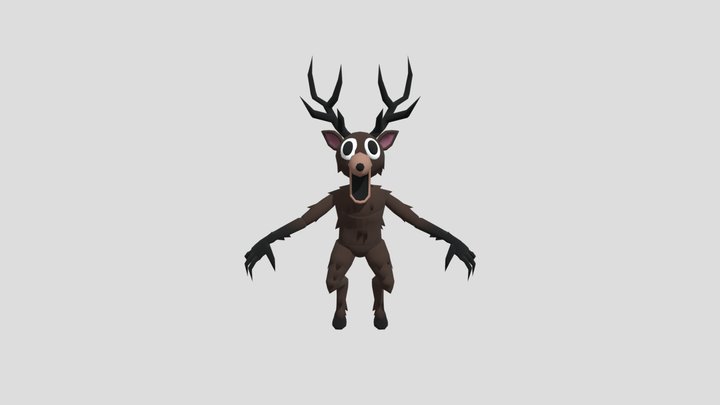 Deer_99_nights_in_the_forest_roblox 3D Model