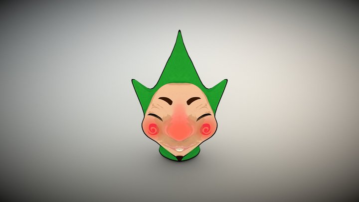 KB - Stylised Tingle Bust 3D Sculpt (No Normals) 3D Model