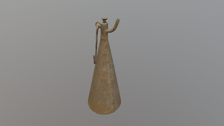 Burette a huile conique 3D Model