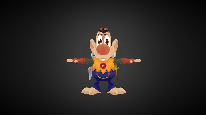 Gnome 3D Model