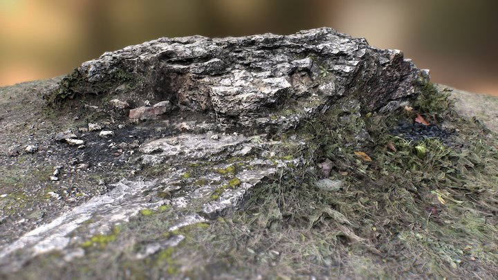 Protruding white rock 1 – Modèle 3D gratuit STL