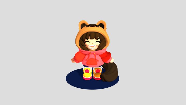 chibi 3D Model