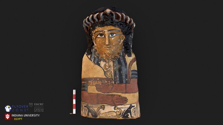 3D rendering of Mummy Mask