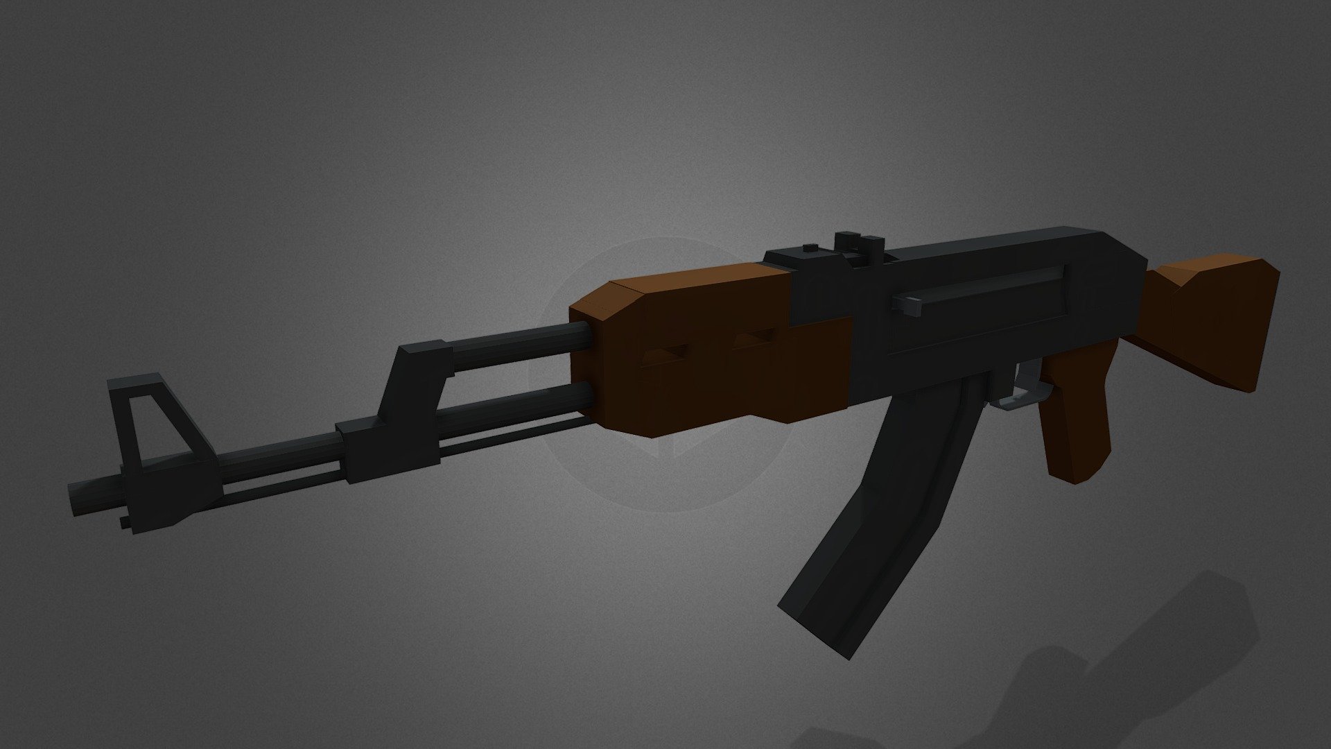 Low Poly AK47
