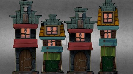 Village of Textures 3D Model