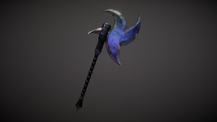 The Whirlwind Axe 3D Model
