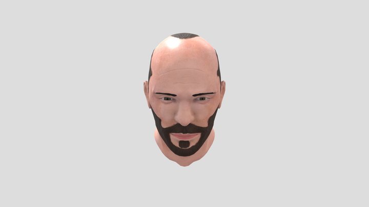Jason Statham Bust 3D Model