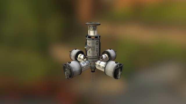Science Hopper 4 (Stock) 3D Model