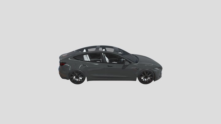 Tesla model  3 2024 3D Model