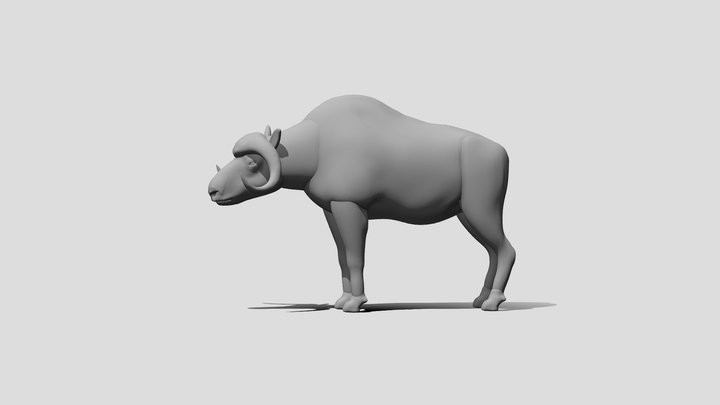 Bootherium bombifrons 3D Model