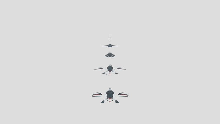 VTOL VR EF-24G | Sukhoi Su-30 Deserter 3D Model