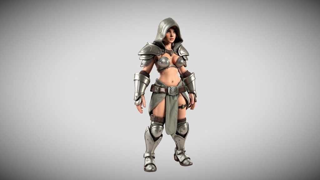 Hooded Sentinel Woman