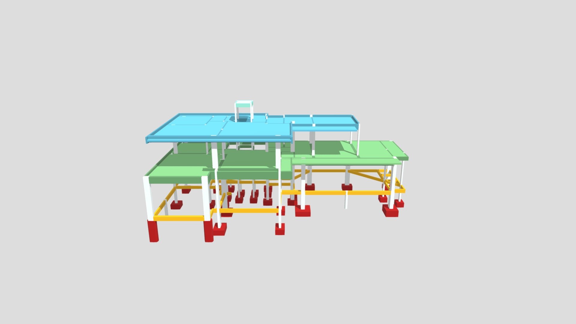 ESTRUTURA 3D - RESIDÊNCIA E E M