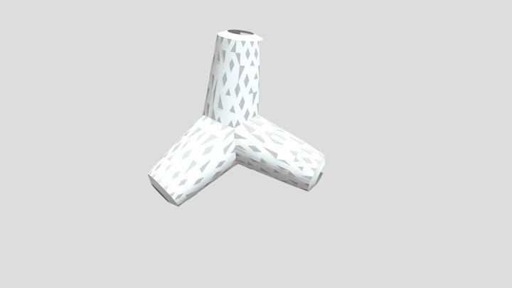 Tetrapods- Semi- Hollow 3D Model
