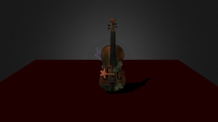 Ocean Violin 3D Model