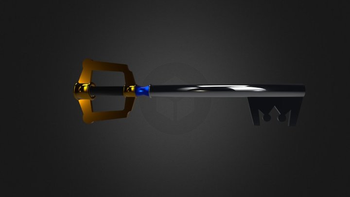 Kingdom Key 3D Model
