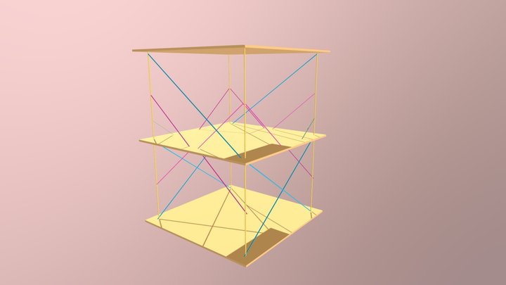 200-01,02-結構工程(義麵屋) 3D Model