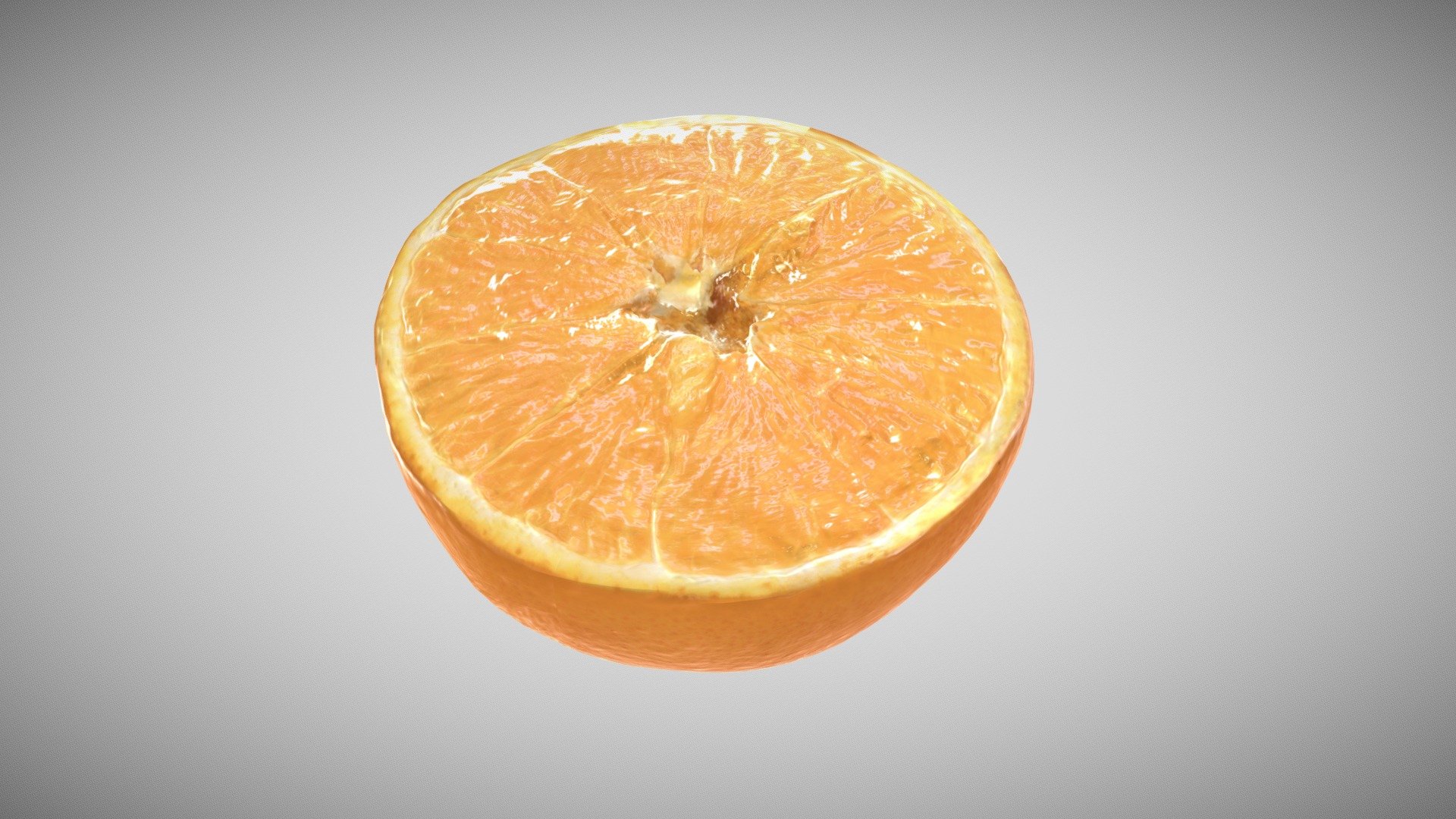 Orange Slice 2 3D Scan Photogrammetry