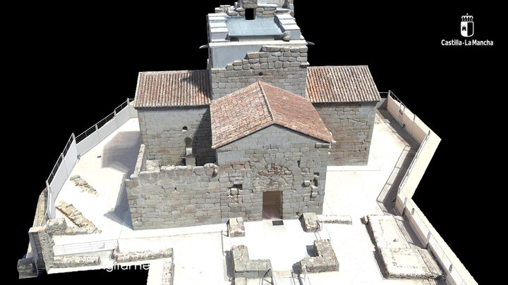Santa María de Melque (Toledo, Spain) 3D Model