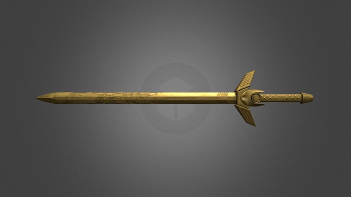 University Project - Dawnblade 3D Model