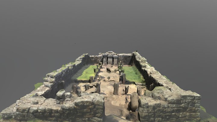 Temple to Mithras Carrawburgh 3D Model