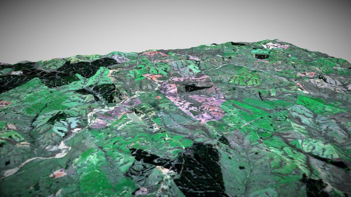 Maquete Areal do Paredão 3D Model