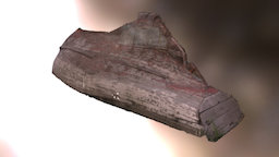Rubicon - Hull of dead boat 3D Model