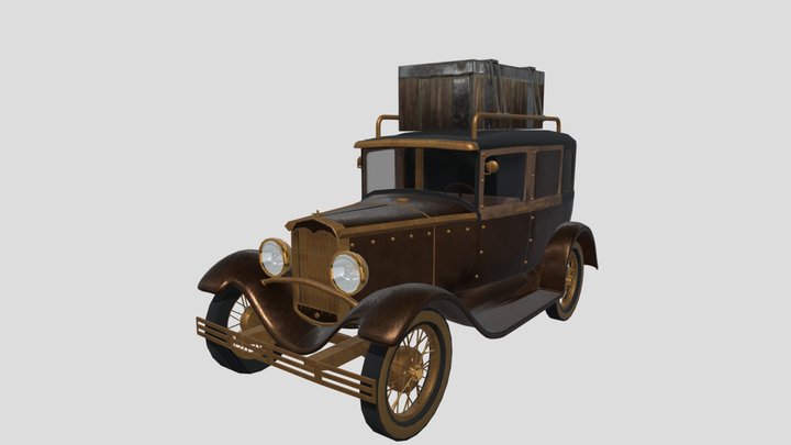 Steampunk Ford Model A 3D Model