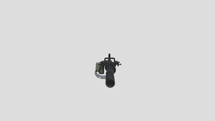 M134A1 Minigun "Bundeswehr's Death Machine" – Modello 3D gratuito STL