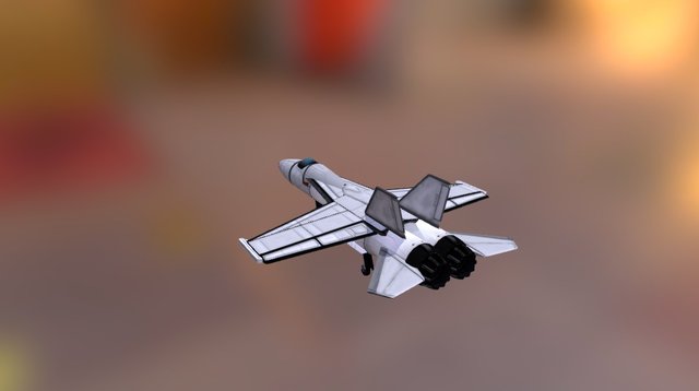 F-18 Super Hornet - Kerbal Space Program 3D Model