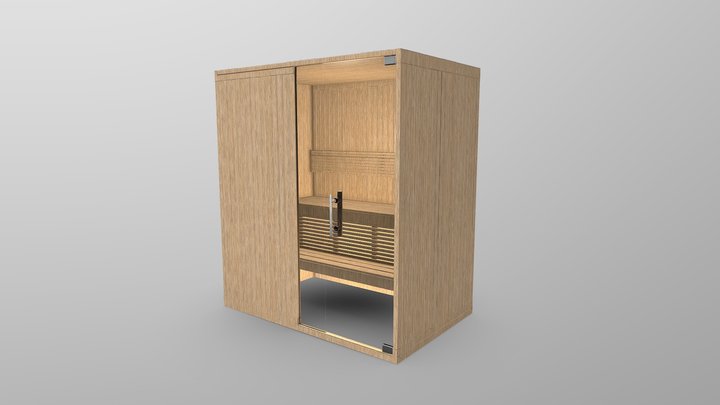 Max Sauna test unlit 2 3D Model
