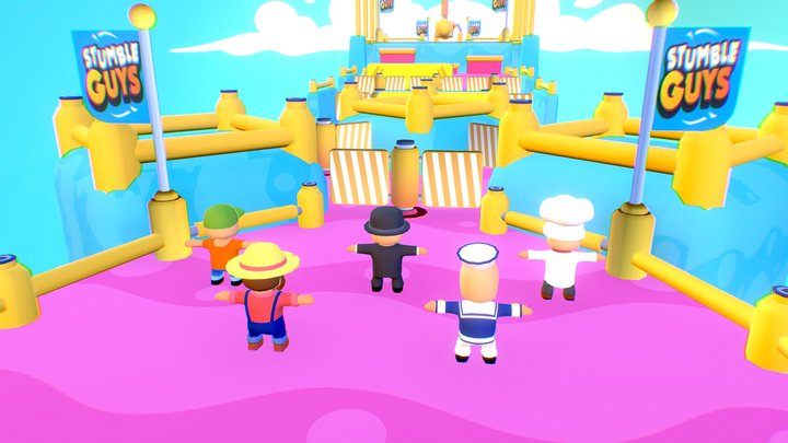 Stumble guys 3D Model