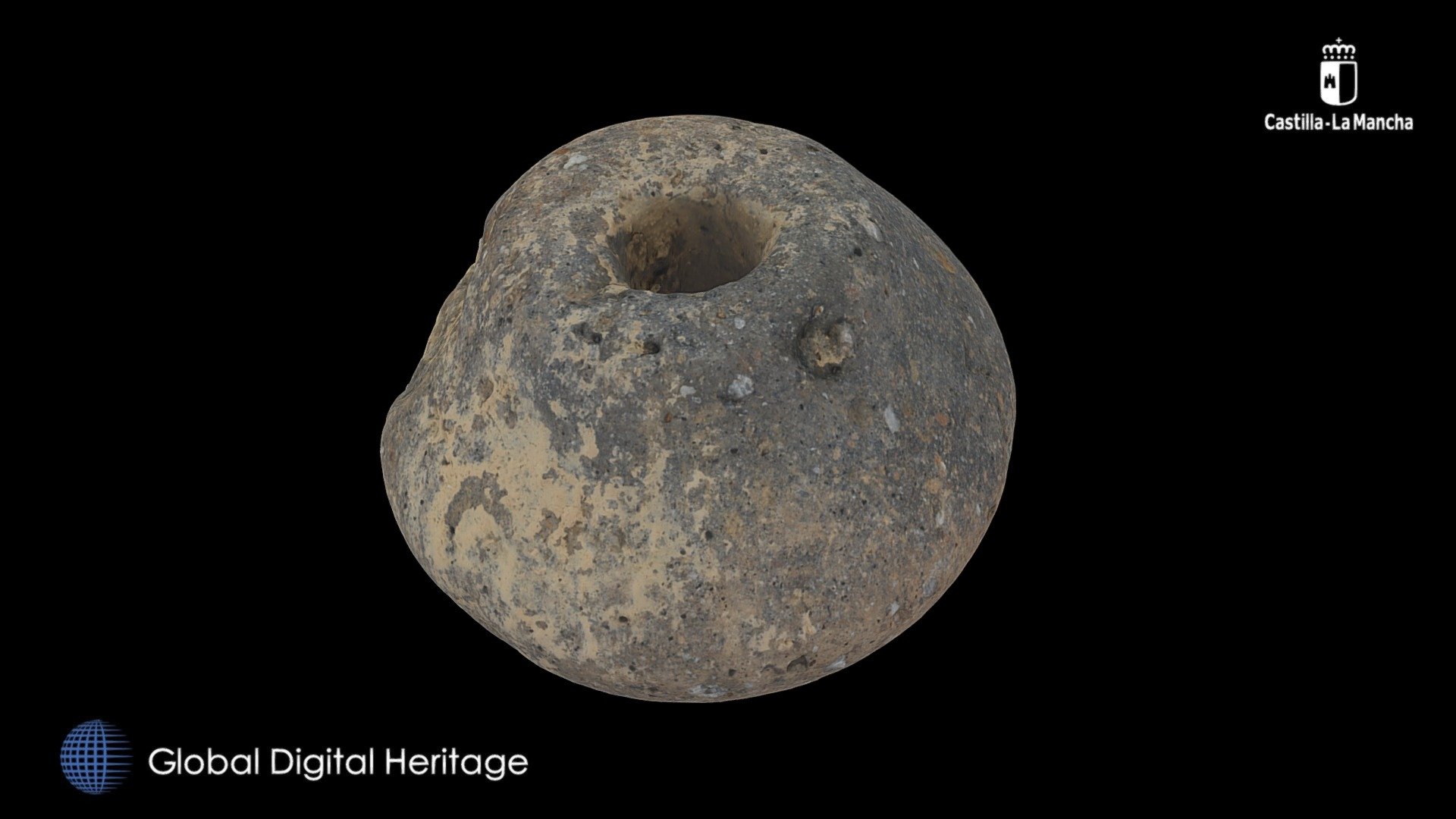 Clay spindle whorl, Alarcos, Ciudad Real