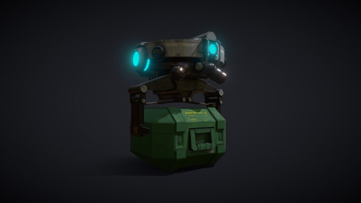 Field Drone Fan Art 3D Model