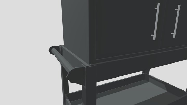 CARRO DE HERRAMIENTAS 3D Model