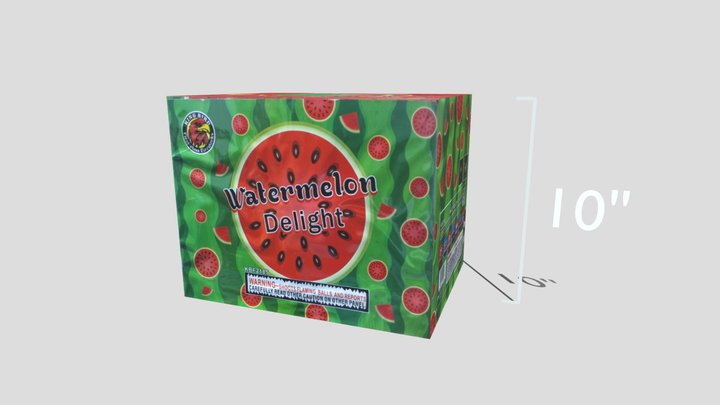 Watermelon Delight 3D Model