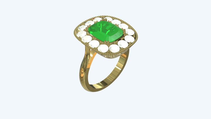 bague entourage 3D Model