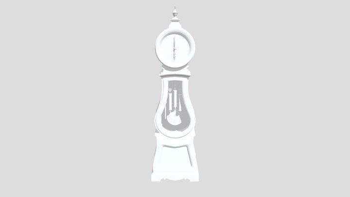 Grandfather Clock LP 3D Model